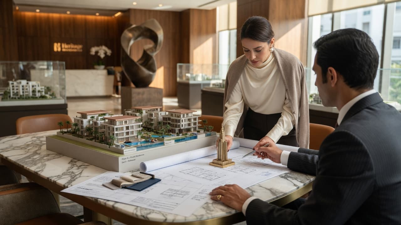 Không gian tiếp đón và tư vấn tại Hồng Hạc City