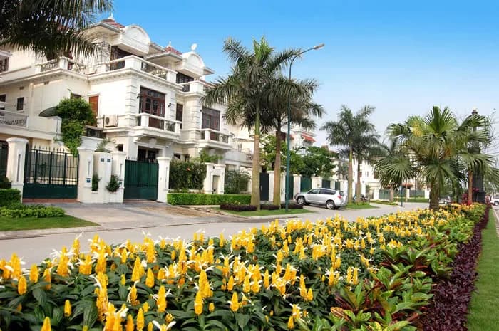 Tuyến biệt thự và cảnh quan boulevard tại khu đô thị Ciputra Hà Nội